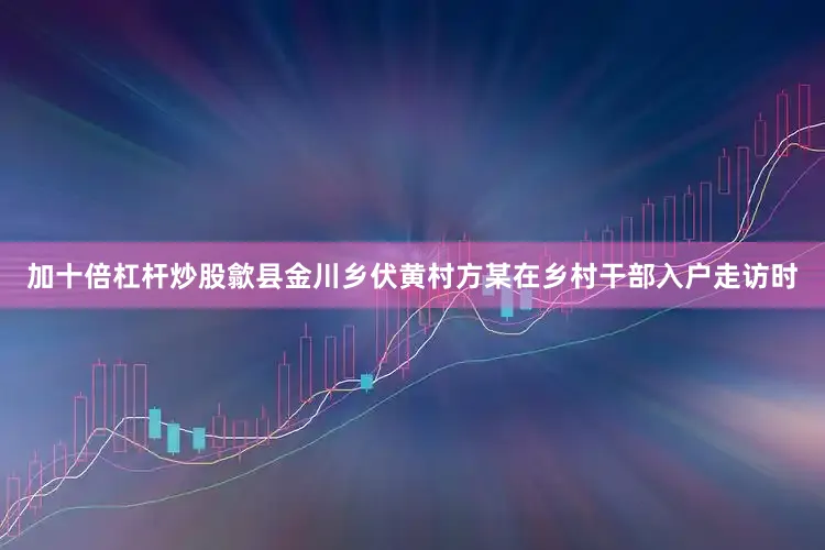 加十倍杠杆炒股歙县金川乡伏黄村方某在乡村干部入户走访时