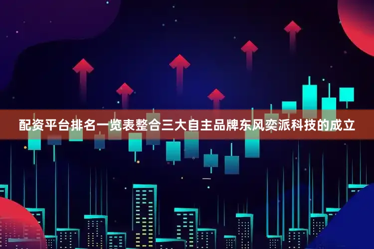 配资平台排名一览表　　整合三大自主品牌　　东风奕派科技的成立