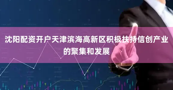 沈阳配资开户天津滨海高新区积极扶持信创产业的聚集和发展