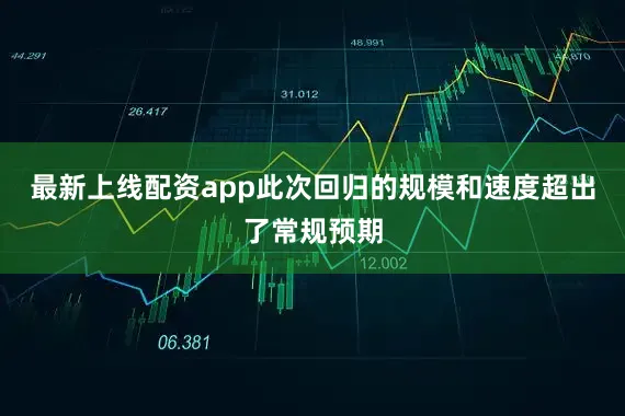 最新上线配资app此次回归的规模和速度超出了常规预期
